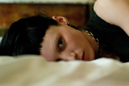 La actriz Rooney Mara, como Lisbeth Salander.