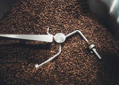 Preciosa estampa cafetera