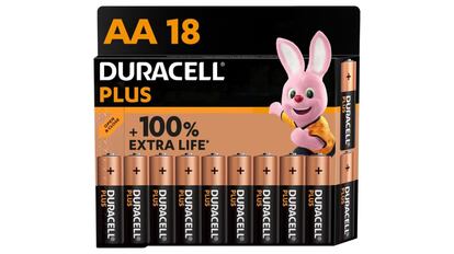 Set de pilas Duracell AA (18 unidades).