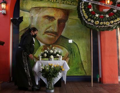 Vicente Fernández homenaje plaza Garibaldi