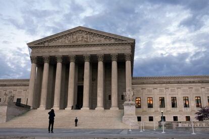 El Tribunal Supremo de Estados Unidos, en Washington.