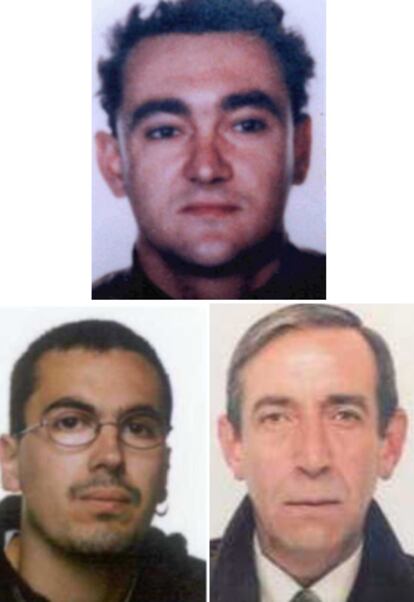 José Ramón Sagarzazu, Oier Goitia Abadía y Bernard Sansebastian.