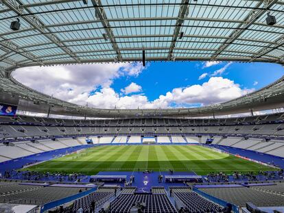 El Stade de France, escenario de la final este sábado, en una imagen tomada ayer.