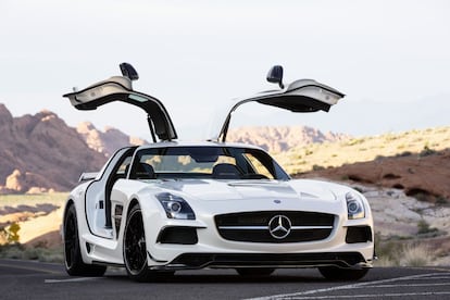 Las famosas 'alas de gaviota' de Mercedes-Benz: el SLS AMG Coupè Black Series