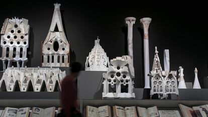Exposicion ‘Gaudí, fuego y cenizas’, en el MNAC de Barcelona.