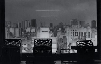 'Vista desde la oficina', Buenos Aires, 1987.