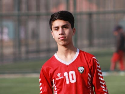 El jugador afgano sub 20, Zaki Anwari.