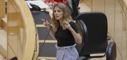 La Ministra de Trabajo y Economía Social, Yolanda Díaz.