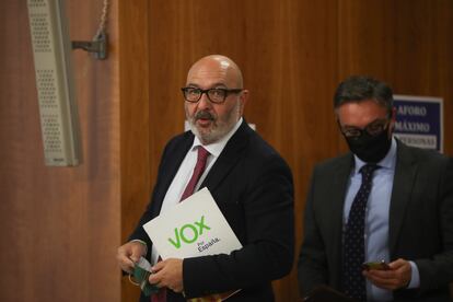 El diputado de Vox en Andalucía, Alejandro Hernández.