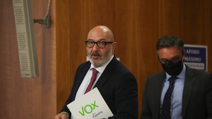 El diputado de Vox en Andalucía, Alejandro Hernández.