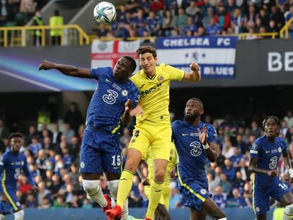 Chelsea - Villarreal, la final de la Supercopa de Europa, en imágenes