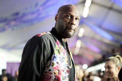 Lamar Odom en los Nickelodeon Choice Awards de 2017.