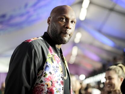 Lamar Odom en los Nickelodeon Choice Awards de 2017.