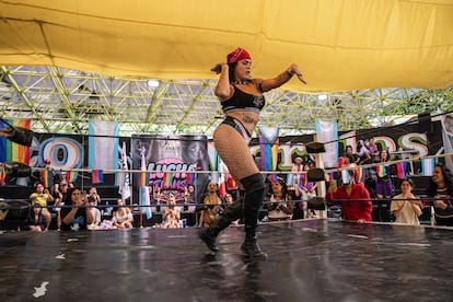 “La lucha libre mexicana es un deporte altamente misógino y machista, en el que no se habla del tema trans. Lucha Trans busca crear espacios habituales para personas trans, exóticos y aliades, porque en la lucha libre se nos niega mucho", afirmó la luchadora Estrella Divina.