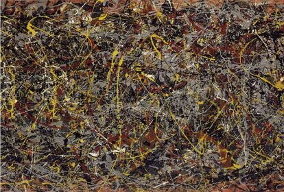 'Número 5, 1948', de Jackson Pollock, vendido por 140 millones de dólares en noviembre de 2006 (n transacción privada por David Geffen a David Martínez con intermediación de Sotheby's).