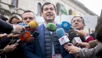 El líder del PP andaluz, Juan Manuel Moreno.