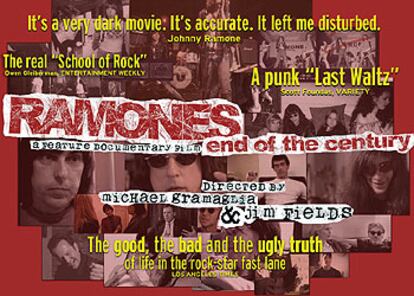 Poster del documental <i>The Ramones: The end of the century</i>.