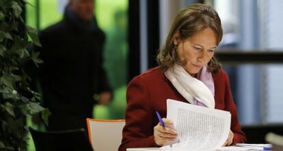 Ségolène Royal, el martes en la Cumbre del Clima.