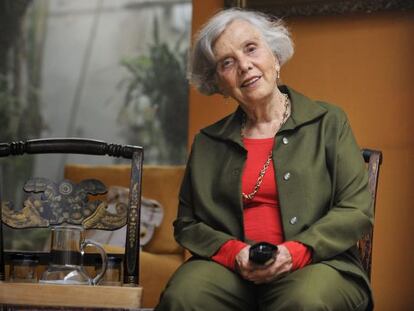 La escritora mexicana Elena Poniatowska.