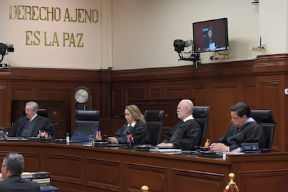 Inauguración del segundo periodo de sesiones de la Suprema Corte de Justicia de la Nación (La Corte) y del Consejo de la Judicatura Federal (CJF), correspondiente al año 2024. En agosto 2024.