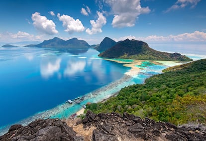 Bohey Dulang Island, which once belonged to the Sultanate of Jolo.