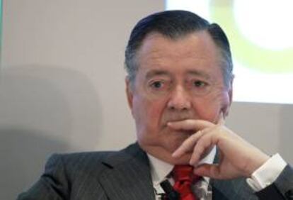 El consejero delegado del grupo Santander, Alfredo Sáenz. EFE/Archivo