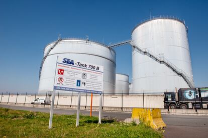 La planta Sea Tank 700B en Amberes, Bélgica.