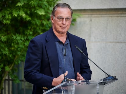 Bertín Osborne, durante una presentación de la Bertin Osborne Foundation, el 22 de mayo de 2022 en Madrid.