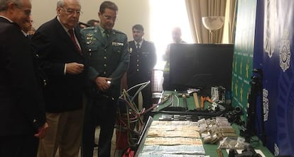 El material decomisado en la Operación Bombona-gas