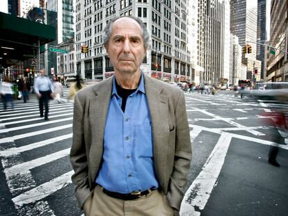 Philip Roth, en Nueva York, el 23 de mayo de 2007.