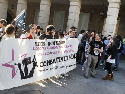 Imagen de la manifestación de Santiago