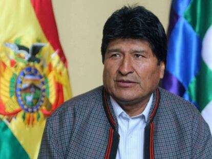 Evo Morales, durante una rueda de prensa el pasado viernes.