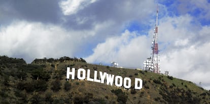 El cartel de Hollywood en Los Angeles.