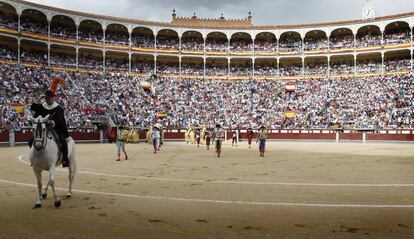 Tarde de toros en la pasada feria de San Isidro, en Madrid.