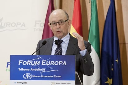 El ministro Cristobal Montoro.