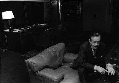 José Ángel Sánchez Asiáin, en una entrevista en 1987.