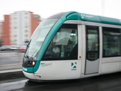 Tramvia de Barcelona.