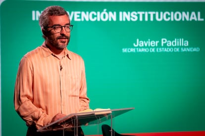 Javier Padilla, Secretario de estado de Sanidad. 