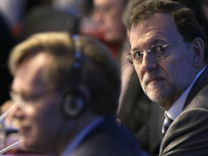 Rajoy durante la sesión plenaria del G-20.