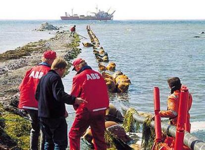 Tendido de cable submarino.