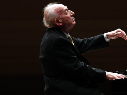 Maurizio Pollini, en el Carnegie Hall, en 2019.