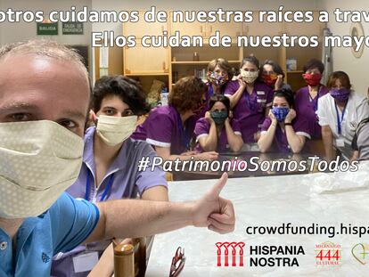 Hispania Nostra lucha contra el coronavirus