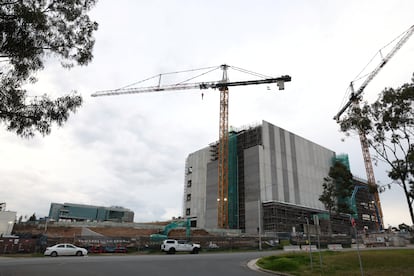 Centro de datos en construcción.