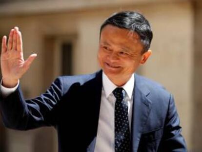 Jack Ma, presidente saliente de Alibaba.