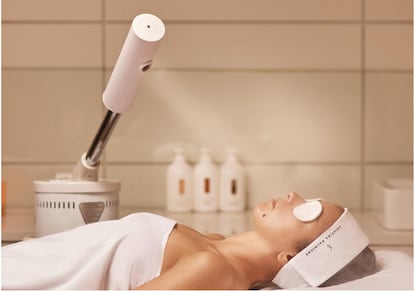 Oxigenación facial en el centro de estética Cristina Galmiche. Foto cedida.