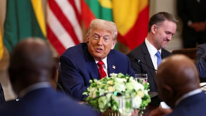 El presidente de Estados Unidos, Donald Trump, ofrece un almuerzo a los líderes africanos de Gabón, Guinea-Bissau, Liberia, Mauritania y Senegal en la Casa Blanca.