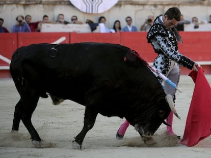 Manzanares, hoy en la plaza de Nimes.