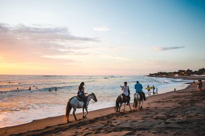 La playa de Las Peñitas, en Nicaragua.