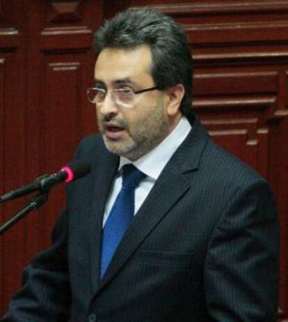 Los empresarios gallegos visitaron hoy al presidente del Consejo de Ministros de Perú, Juan Jiménez (imagen), para conocer las posibilidades de inversión en el sector público. EFE/Archivo
