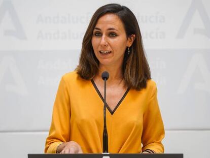 Ione Belarra, ministra de Derechos Sociales y secretaria general de Podemos.